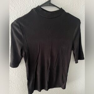 Women’s Mock Turtleneck, 1/2 Sleeve T-Shirt